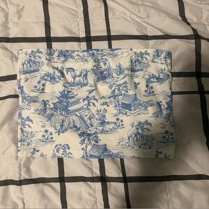 Edikted White and Blue Tube Top